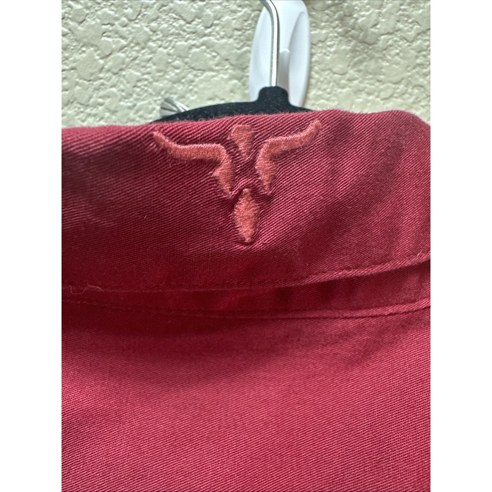 Wrangler‎ 20X Competition Shirt Men XL Long Sleeve Western Cowboy Rodeo Red - Picture 6 of 13